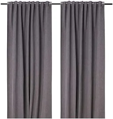 Dagoga (504.123.10) 1 paire de rideaux assombrissants gris clair 57×98 