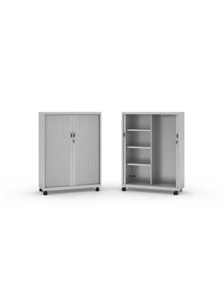 GAPSA Roller- CRAV1600 Armoire à rideaux métallique avec portes coulissantes avec roulettes