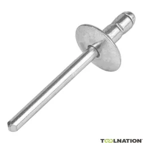 Gesipa 216720242 Rivet aveugle Polygrip 4.8 x 25 tête 16 mm 100 pcs