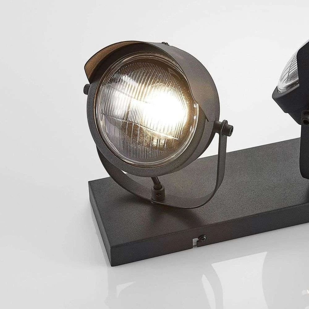 Henega 3 Plafonnier Black - Lindby