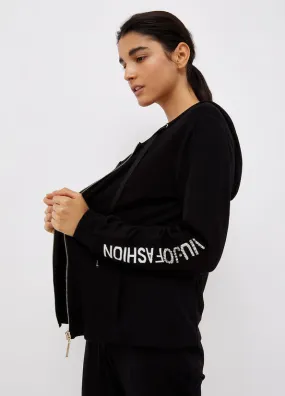 LIU JO SPORT-CARDIGAN MOLLETONNE AVEC ZIP REF: TF1115