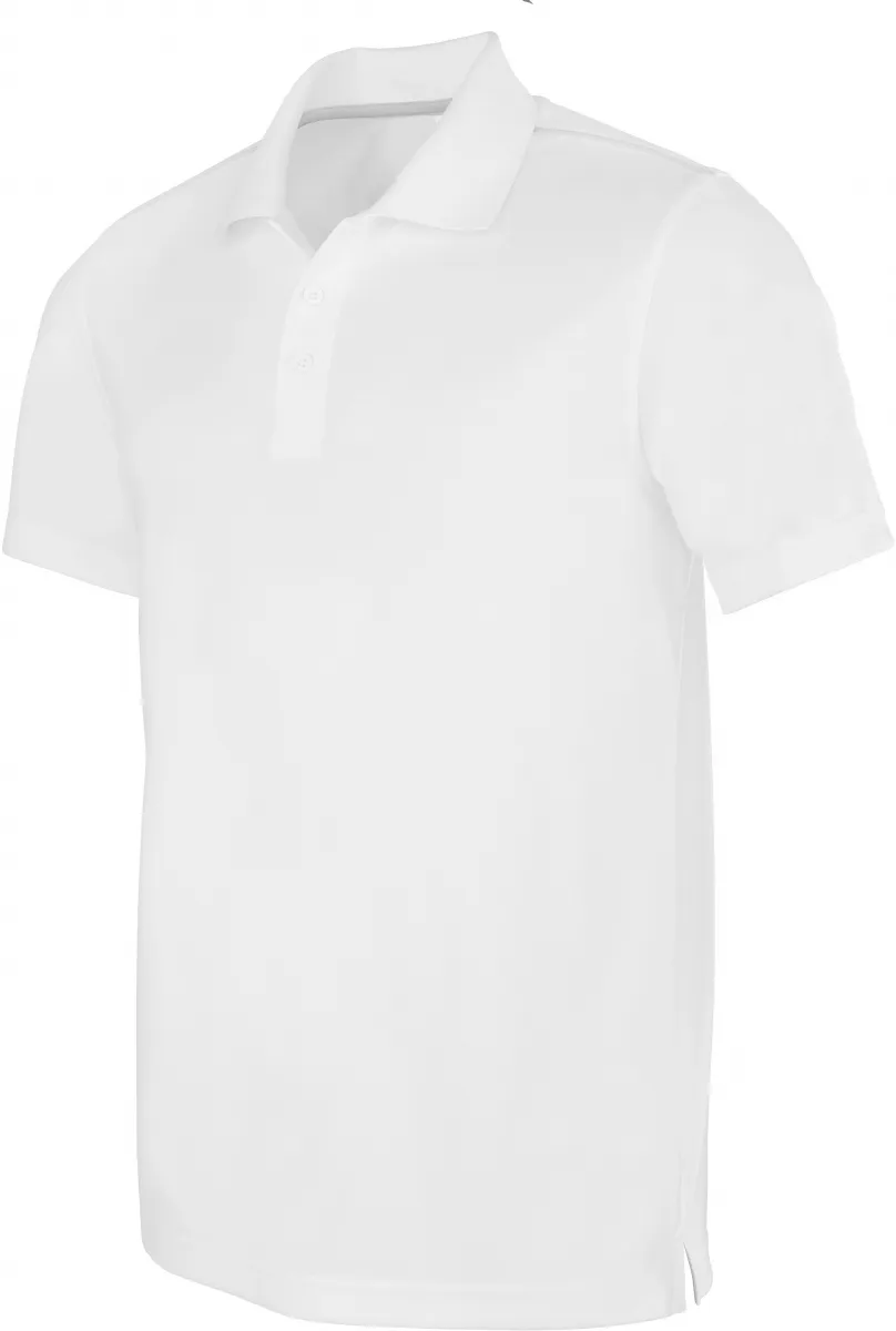 Polo homme sport - PA480 - blanc - manches courtes 