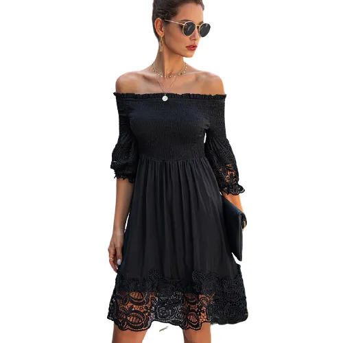 Robe Noir Dentelle