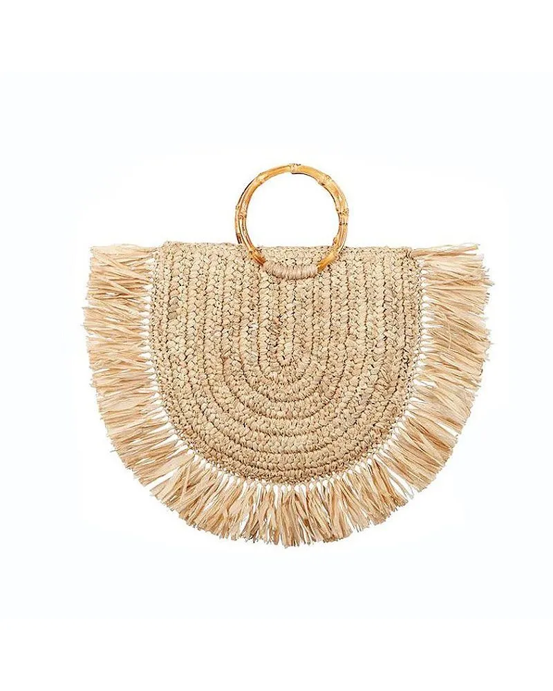 Sac d'été Paille IBIZA | Beau comme un Lundi | Zosha Collection
