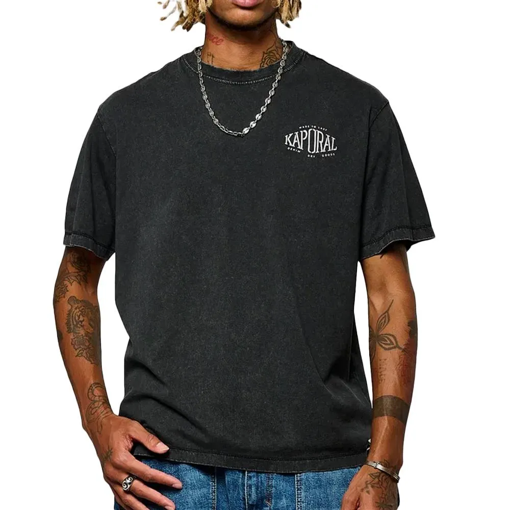 T-shirt Noir Homme Kaporal VICENH