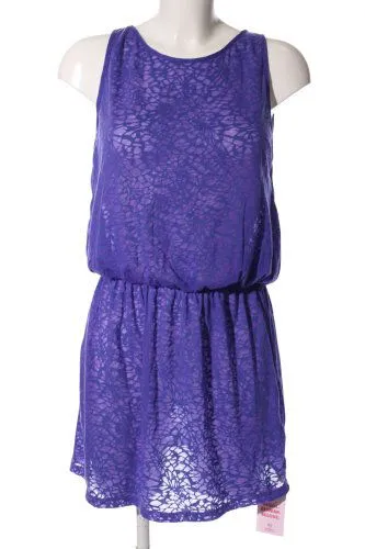 track & field Robe d'été violet imprimé allover style décontracté